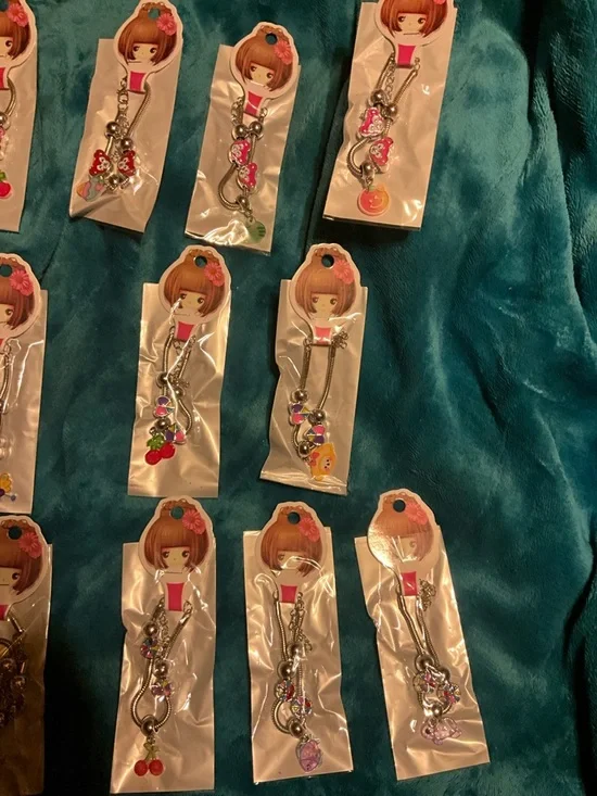 Girls' SLIDER Charm Bracelet TO CUTE Accessories NEW Pandora Style - Picture 10 of 16